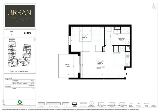 Appartement T2 &agrave; vendre - 2 pi&egrave;ces - 45,53 m2 - Narbonne - 11 - LANGUEDOC-ROUSSILLON