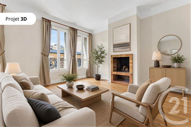Appartement T3 &agrave; vendre - 3 pi&egrave;ces - 55,60 m2 - Paris - 75014 - ILE-DE-FRANCE