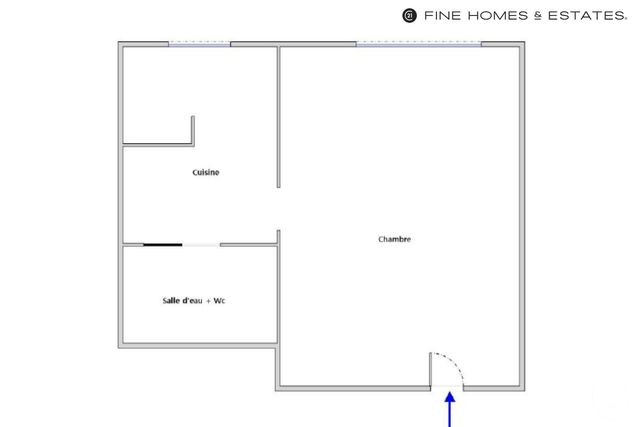 Appartement F1 &agrave; vendre - 1 pi&egrave;ce - 18,19 m2 - Paris - 75006 - ILE-DE-FRANCE