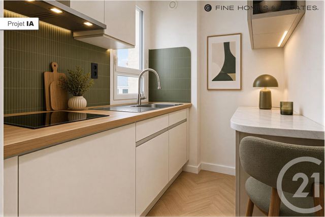 Appartement F2 &agrave; vendre - 2 pi&egrave;ces - 42,36 m2 - Paris - 75015 - ILE-DE-FRANCE