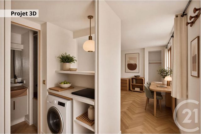 Appartement Studio &agrave; vendre - 1 pi&egrave;ce - 21,38 m2 - Paris - 75006 - ILE-DE-FRANCE