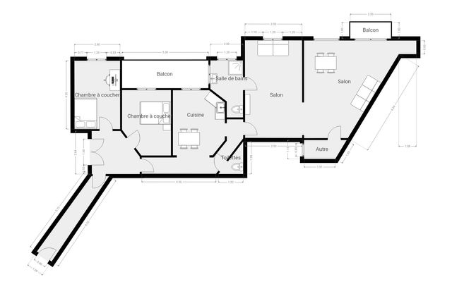 Appartement T5 &agrave; vendre - 5 pi&egrave;ces - 123,40 m2 - Paris - 75006 - ILE-DE-FRANCE