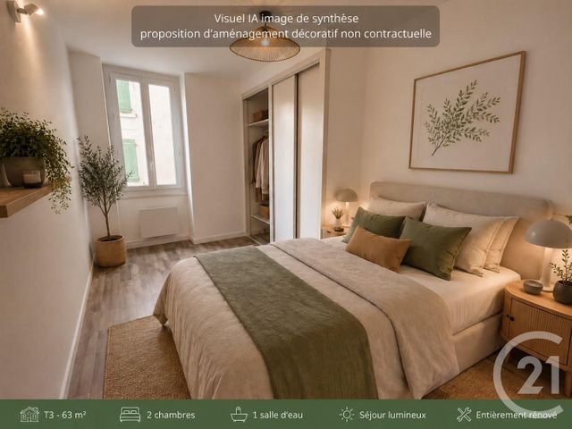 Appartement T3 &agrave; louer - 3 pi&egrave;ces - 63 m2 - St Peray - 07 - RHONE-ALPES