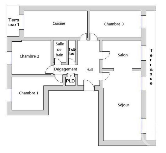 Appartement T4 à vendre - 4 pièces - 88,09 m2 - Valence - 26 - RHONE-ALPES