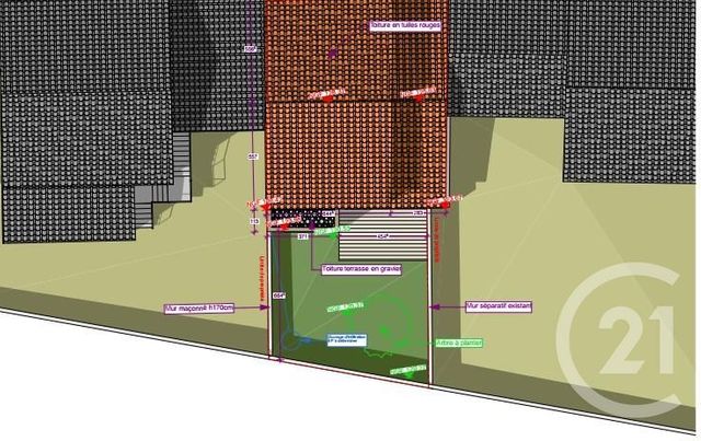 Terrain &agrave; vendre - 171 m2 - Valence - 26 - RHONE-ALPES