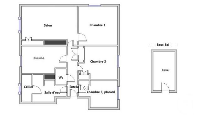 Appartement T4 &agrave; vendre - 4 pi&egrave;ces - 70,22 m2 - Rennes - 35 - BRETAGNE