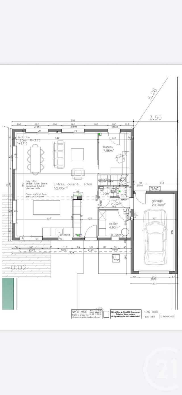 Maison &agrave; vendre - 6 pi&egrave;ces - 140 m2 - Arbonne - 64 - AQUITAINE