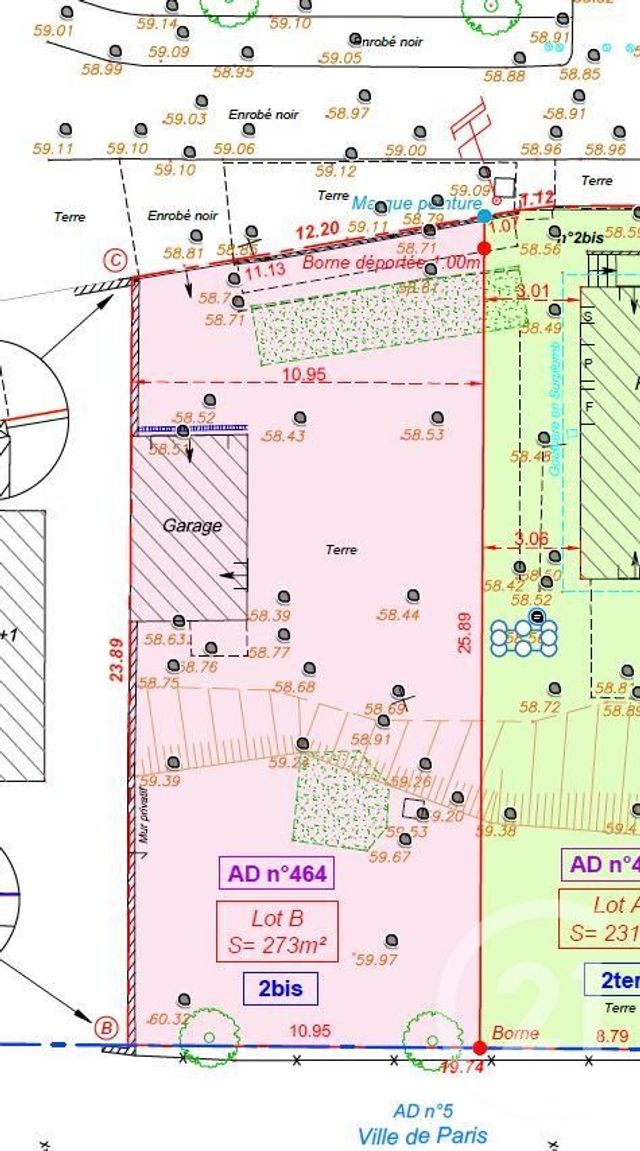 Terrain à vendre - 273 m2 - Villeparisis - 77 - ILE-DE-FRANCE