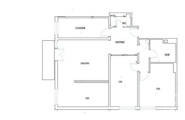 Appartement &agrave; vendre - 4 pi&egrave;ces - 72 m2 - Fontenay Sous Bois - 94 - ILE-DE-FRANCE