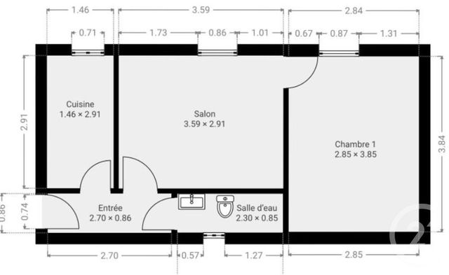 Appartement F2 &agrave; vendre - 2 pi&egrave;ces - 30 m2 - Fontenay Sous Bois - 94 - ILE-DE-FRANCE
