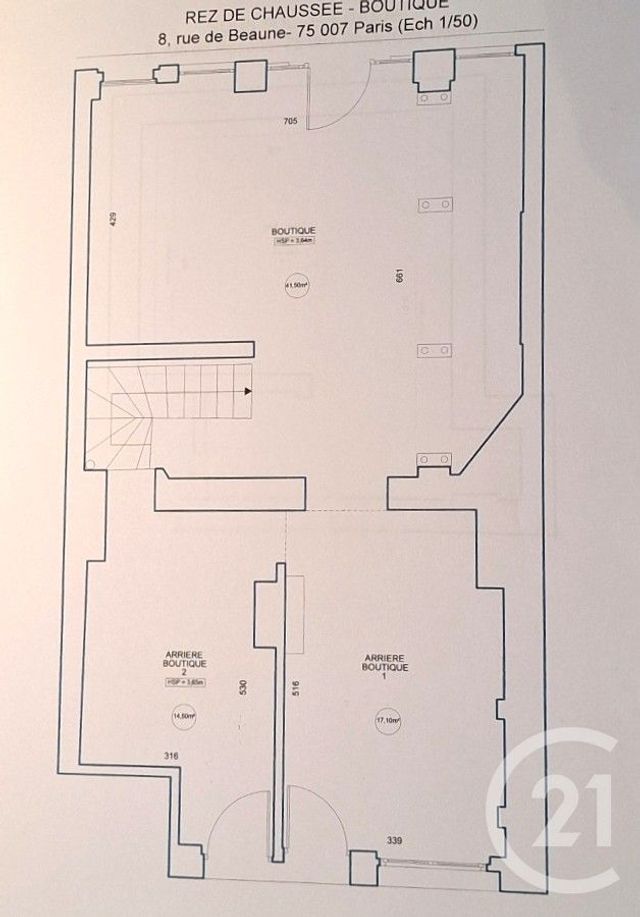 Appartement Autre &agrave; vendre - 3 pi&egrave;ces - 72 m2 - Paris - 75007 - ILE-DE-FRANCE