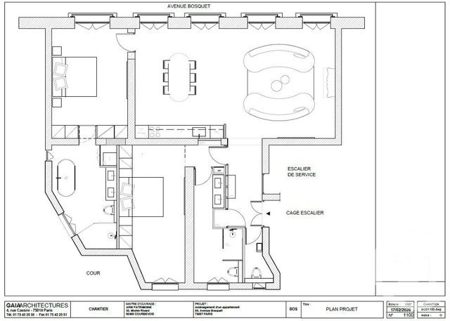 Appartement &agrave; vendre - 4 pi&egrave;ces - 113,62 m2 - Paris - 75007 - ILE-DE-FRANCE