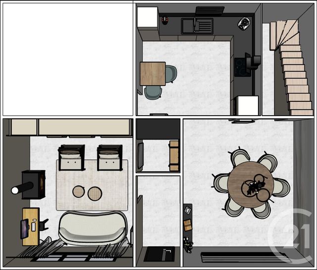 Maison à vendre - 7 pièces - 104,80 m2 - Neufchatel Hardelot - 62 - NORD-PAS-DE-CALAIS