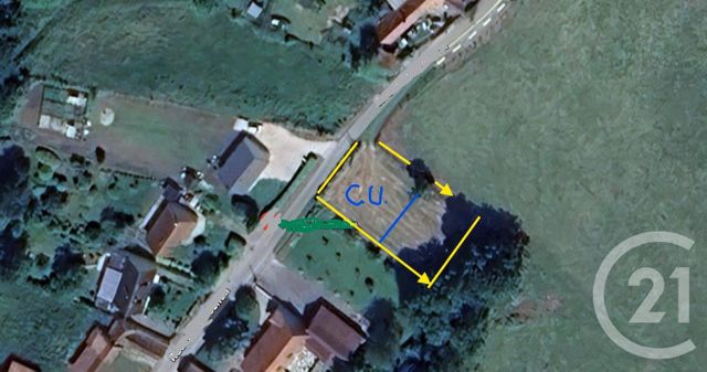 Terrain &agrave; vendre - 1092 m2 - Maintenay - 62 - NORD-PAS-DE-CALAIS