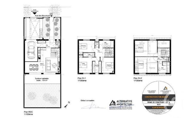 Terrain à vendre - 195 m2 - Champs Sur Marne - 77 - ILE-DE-FRANCE