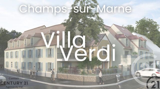 Appartement F3 à vendre - 3 pièces - 58,35 m2 - Champs Sur Marne - 77 - ILE-DE-FRANCE