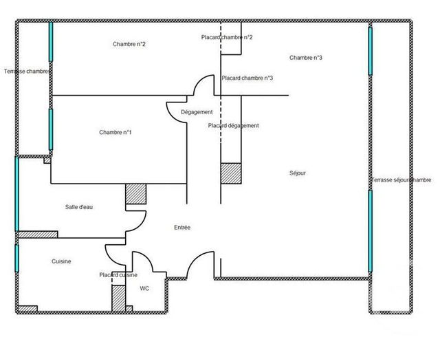 Appartement F4 &agrave; vendre - 4 pi&egrave;ces - 69,80 m2 - Nice - 06 - PROVENCE-ALPES-COTE-D-AZUR