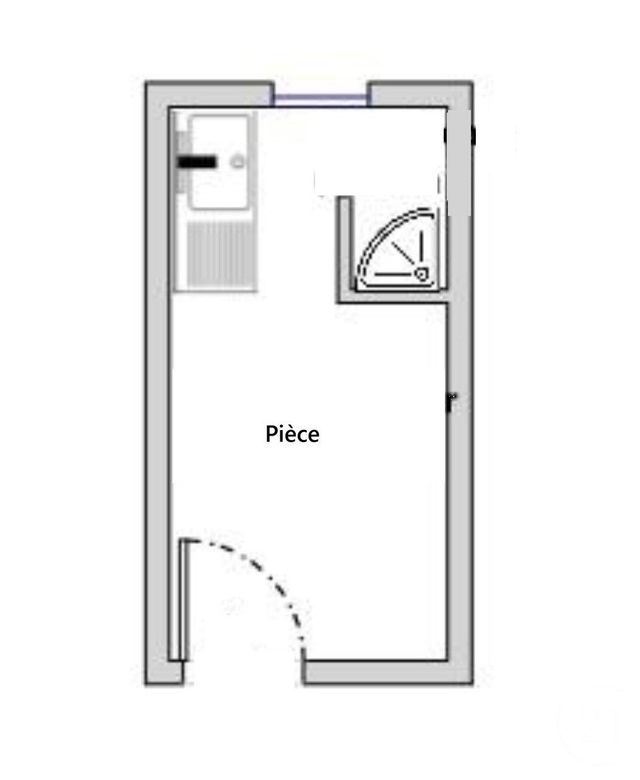 Appartement Studette &agrave; vendre - 1 pi&egrave;ce - 9,03 m2 - Nice - 06 - PROVENCE-ALPES-COTE-D-AZUR