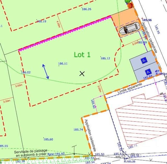 Terrain &agrave; vendre - 540 m2 - Romaneche Thorins - 71 - BOURGOGNE