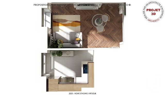 Appartement F1 à vendre - 1 pièce - 29 m2 - Villeurbanne - 69 - RHONE-ALPES