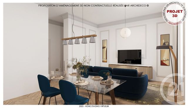 Appartement T3 &agrave; vendre - 3 pi&egrave;ces - 78,42 m2 - Villeurbanne - 69 - RHONE-ALPES