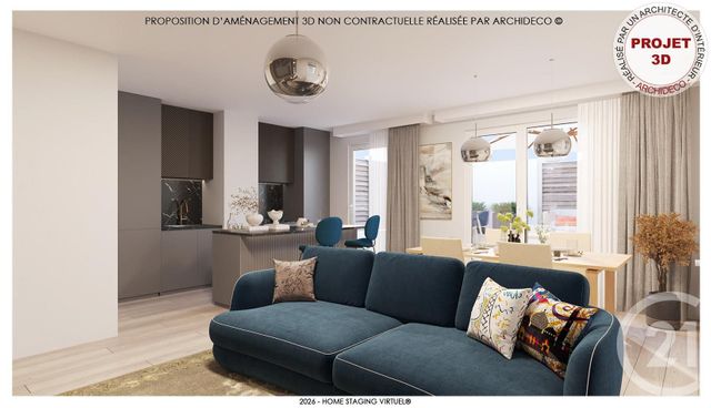 Appartement F4 &agrave; vendre - 4 pi&egrave;ces - 90 m2 - Villeurbanne - 69 - RHONE-ALPES