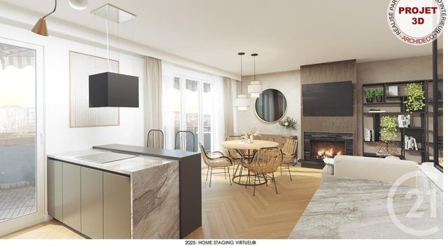 Appartement F4 &agrave; vendre - 4 pi&egrave;ces - 98 m2 - Villeurbanne - 69 - RHONE-ALPES