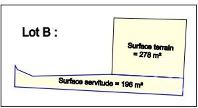 Terrain &agrave; vendre - 474 m2 - Decines Charpieu - 69 - RHONE-ALPES