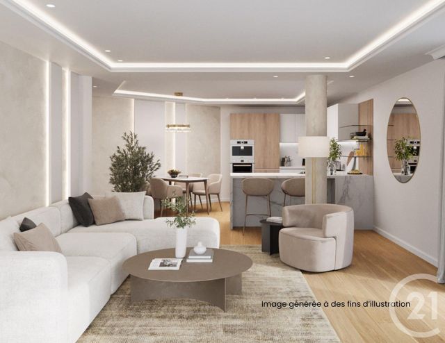 Appartement F3 &agrave; vendre - 3 pi&egrave;ces - 97,58 m2 - Beausoleil - 06 - PROVENCE-ALPES-COTE-D-AZUR