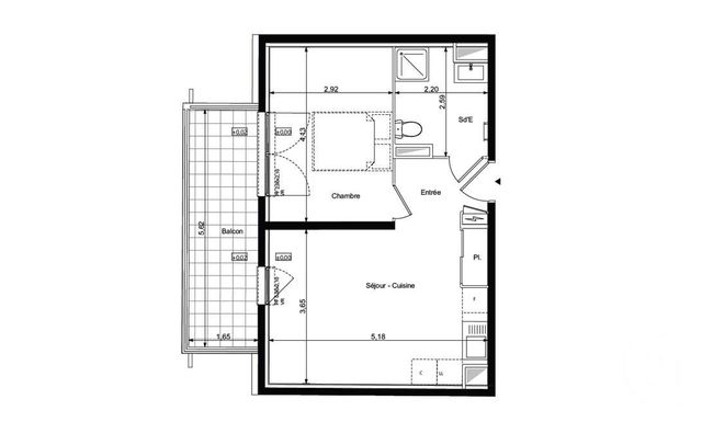 Appartement F3 &agrave; vendre - 3 pi&egrave;ces - 80,75 m2 - Nice - 06 - PROVENCE-ALPES-COTE-D-AZUR