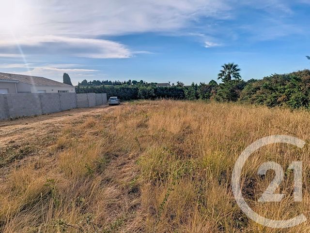 Terrain &agrave; vendre - 900 m2 - Thezan Les Beziers - 34 - LANGUEDOC-ROUSSILLON