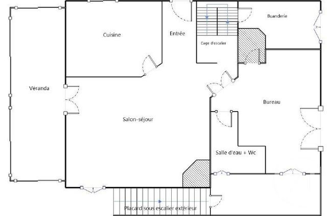 Maison &agrave; vendre - 8 pi&egrave;ces - 226 m2 - Labarthe Sur Leze - 31 - MIDI-PYRENEES