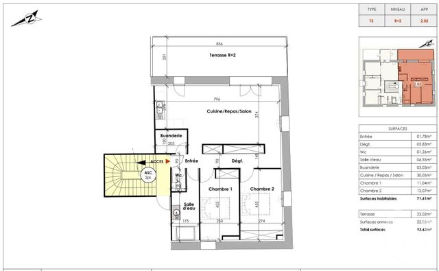 appartement - CLERMONT L HERAULT - 34