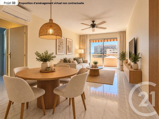 Appartement T3 &agrave; vendre - 3 pi&egrave;ces - 64,50 m2 - Frejus - 83 - PROVENCE-ALPES-COTE-D-AZUR