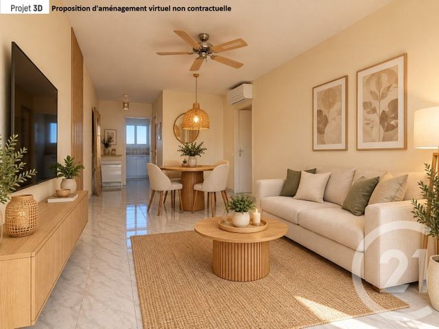 Appartement T3 &agrave; vendre - 3 pi&egrave;ces - 64,50 m2 - Frejus - 83 - PROVENCE-ALPES-COTE-D-AZUR