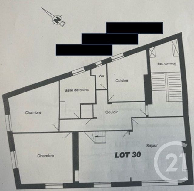 Appartement T5 &agrave; vendre - 5 pi&egrave;ces - 111,02 m2 - Rennes - 35 - BRETAGNE