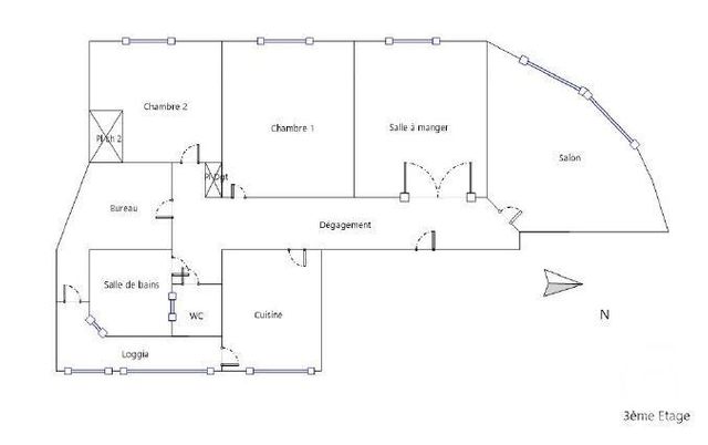 Appartement T4 &agrave; vendre - 4 pi&egrave;ces - 112,76 m2 - Rennes - 35 - BRETAGNE