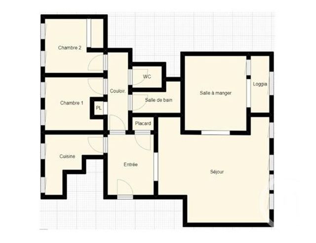 Appartement F3 &agrave; vendre - 3 pi&egrave;ces - 74,05 m2 - Rennes - 35 - BRETAGNE