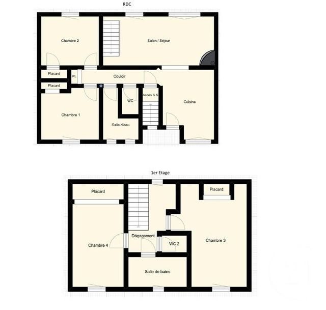 Maison &agrave; vendre - 6 pi&egrave;ces - 109 m2 - Guichen - 35 - BRETAGNE