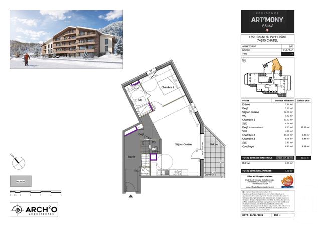 Appartement Duplex à vendre - 4 pièces - 101,31 m2 - Chatel - 74 - RHONE-ALPES