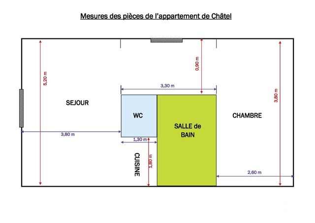 Appartement F2 &agrave; vendre - 3 pi&egrave;ces - 40 m2 - Chatel - 74 - RHONE-ALPES