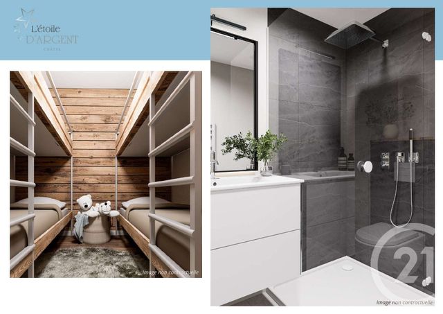 Appartement F2 bis &agrave; vendre - 3 pi&egrave;ces - 56,34 m2 - Chatel - 74 - RHONE-ALPES