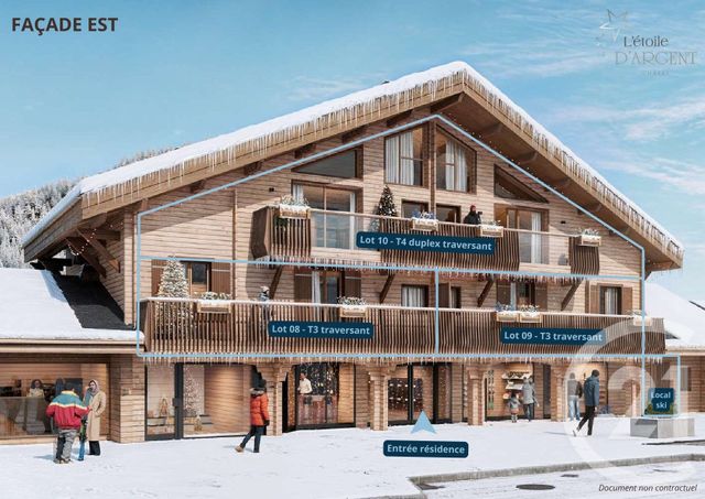 Appartement T3 &agrave; vendre - 3 pi&egrave;ces - 70,27 m2 - Chatel - 74 - RHONE-ALPES