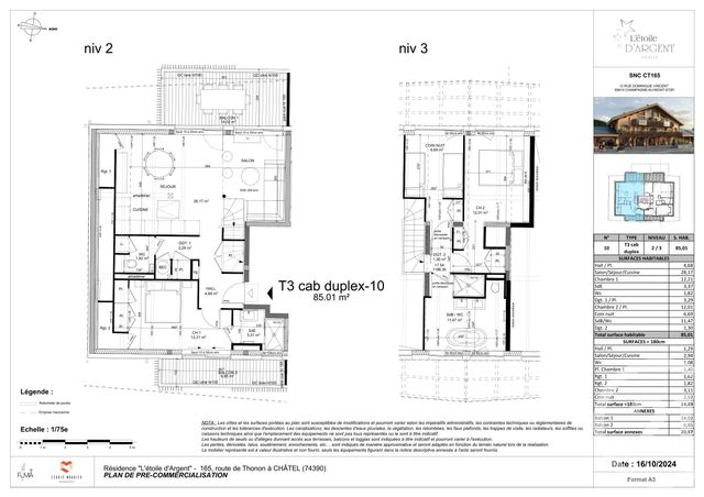 Appartement Duplex &agrave; vendre - 4 pi&egrave;ces - 85,05 m2 - Chatel - 74 - RHONE-ALPES