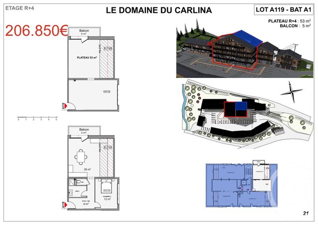 Appartement F3 &agrave; vendre - 3 pi&egrave;ces - 53 m2 - La Chapelle D Abondance - 74 - RHONE-ALPES
