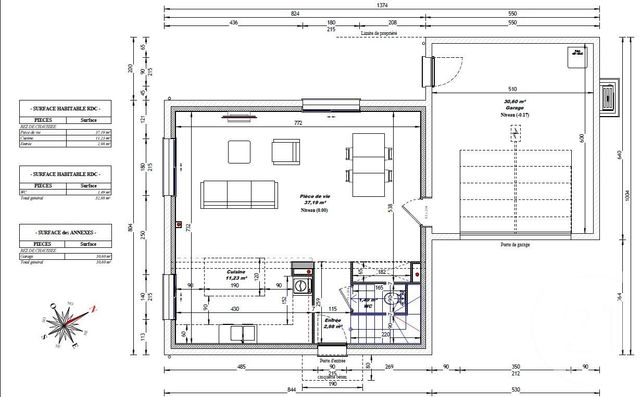 Maison à vendre - 4 pièces - 102,89 m2 - L Isle D Abeau - 38 - RHONE-ALPES