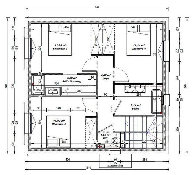 Maison à vendre - 4 pièces - 102,89 m2 - L Isle D Abeau - 38 - RHONE-ALPES