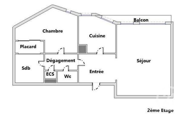 Appartement F2 &agrave; vendre - 2 pi&egrave;ces - 51,66 m2 - Boulogne Billancourt - 92 - ILE-DE-FRANCE