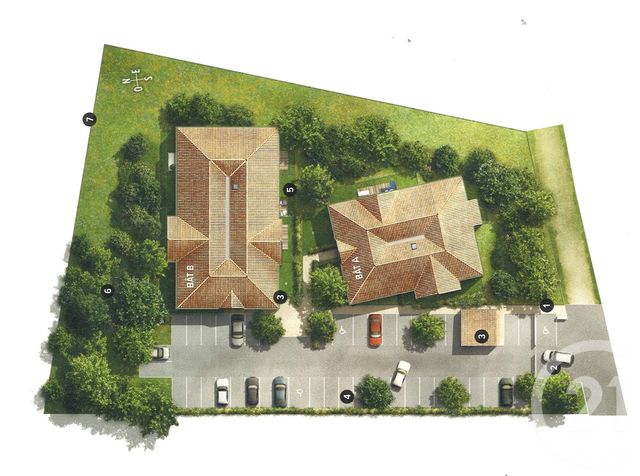 Appartement T3 &agrave; vendre - 3 pi&egrave;ces - 61,23 m2 - Gujan Mestras - 33 - AQUITAINE