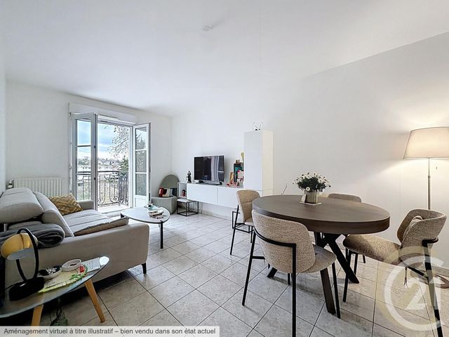 Appartement F2 &agrave; vendre - 2 pi&egrave;ces - 47,07 m2 - St Fargeau Ponthierry - 77 - ILE-DE-FRANCE